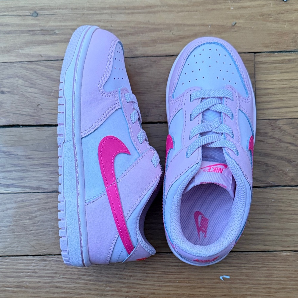 Kids Nike Pink Dunk Low PS